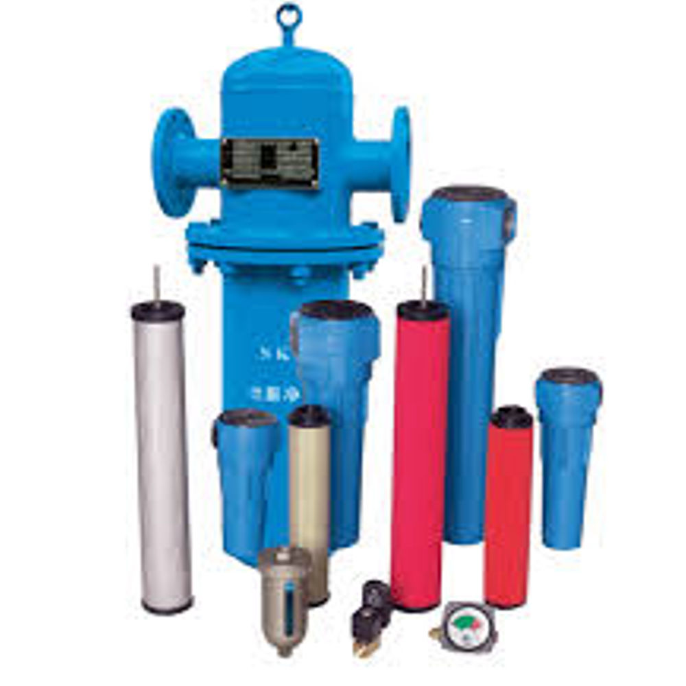 Compressed Air Filter - Color: Silver