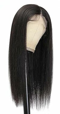 Straight Lace Front Human Hair Wigs  Natural Color T Part Wig (20inch) Remy Wig Hair Extension