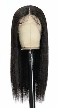 Straight Lace Front Human Hair Wigs  Natural Color T Part Wig (20inch) Remy Wig Hair Extension