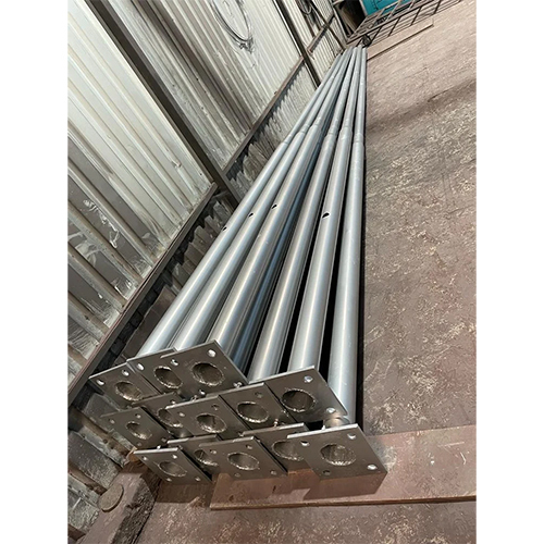 Steel Tubular Pole - Color: Silver