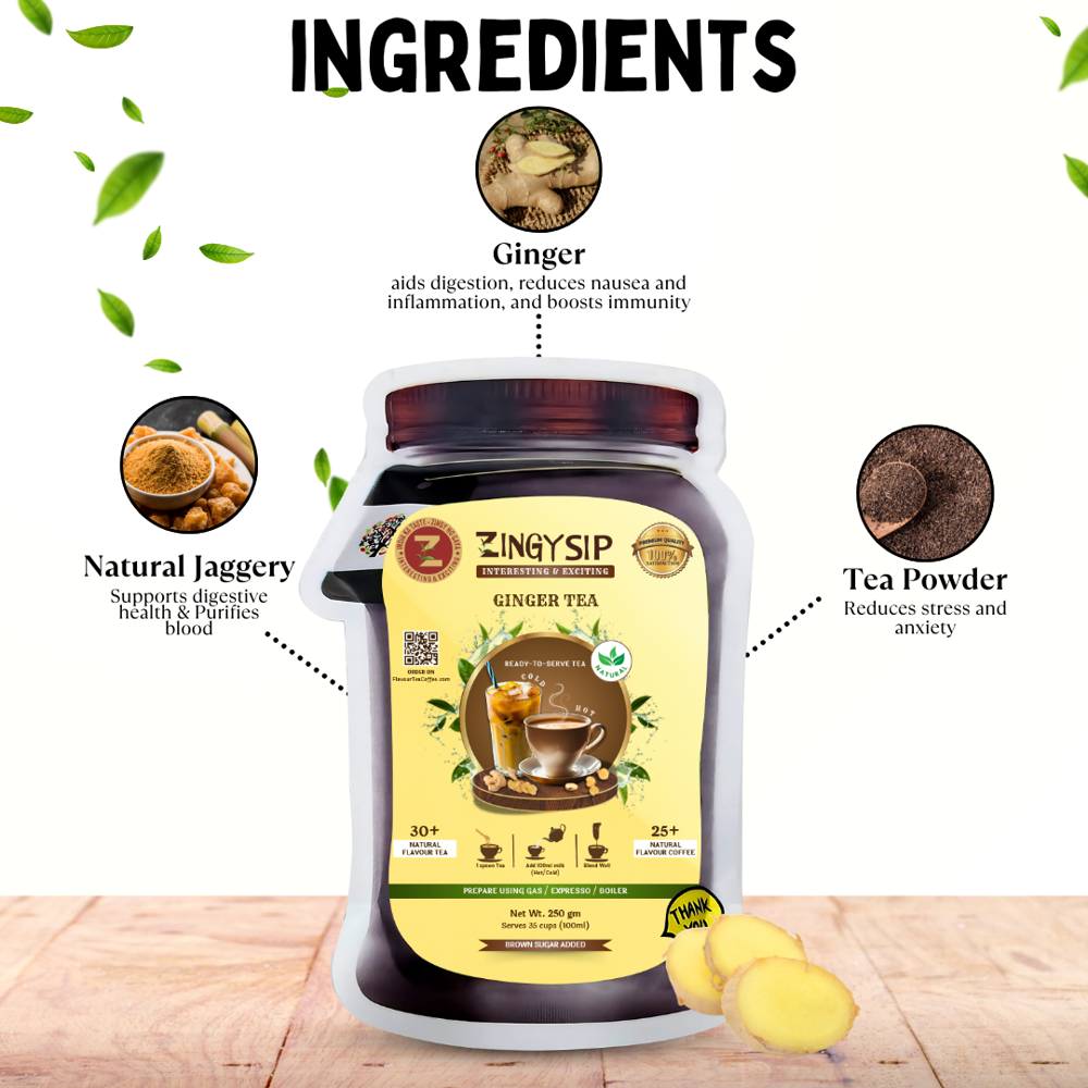 Ginger Tea - Color: Black