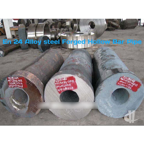 En24 Alloy steel Forged Hollow Bar Pipe