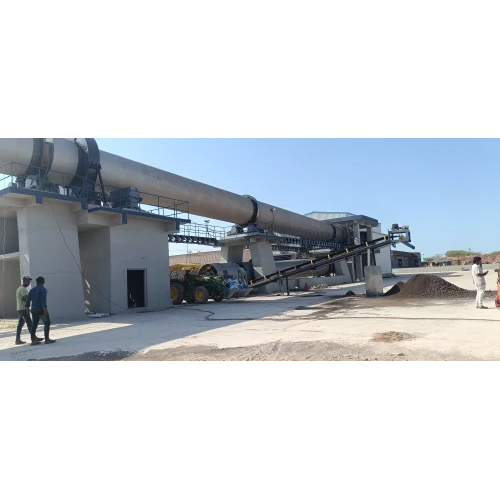 Mild Steel Calcination Rotary Kiln Bauxite Plant