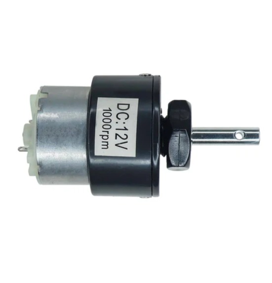 Gear Motor 12V 1000RPM Centre Shaft DC Geared Motor Heavy Duty Motor for Robotics