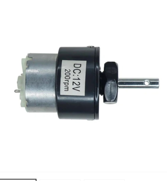Gear Motor 12V 200RPM Centre Shaft DC Geared Motor Heavy Duty Motor for Robotics