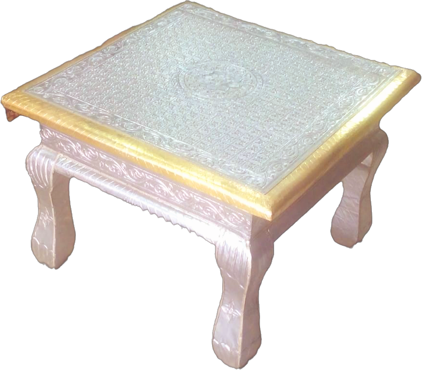 German Silver Tea Table