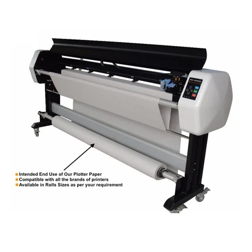 60 GSM 62 Inch Width Garment Super White Plotter Paper Rolls