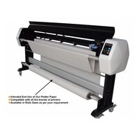 60 GSM 62 Inch Width Garment Super White Plotter Paper Rolls