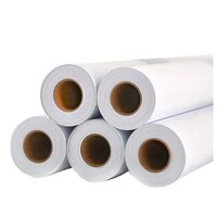 60 GSM 62 Inch Width Garment Super White Plotter Paper Rolls