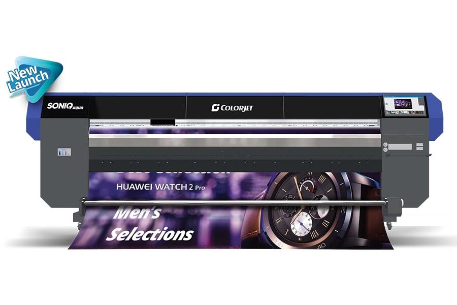 Colorjet Soniq Aqua Solvent Printing machine