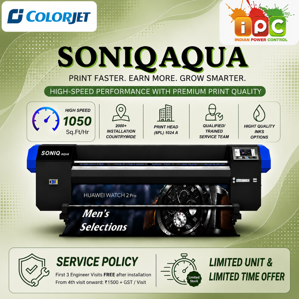 Colorjet Soniq Aqua Solvent Printing Machine - Automatic Grade: Automatic