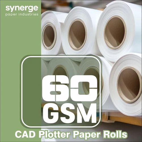 40 Inch Width Garment Plotter Paper Rolls - Color: White