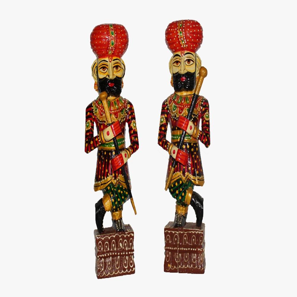 Hand Painted Wooden Chokidar