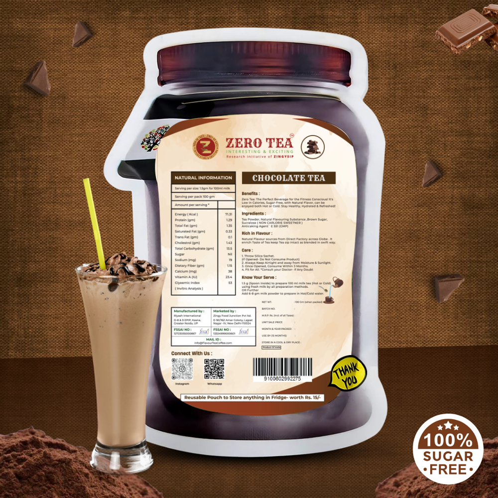 Chocolate Tea- Sugar Free