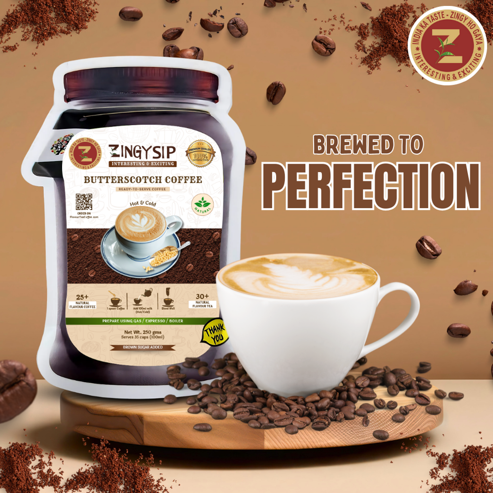 Butterscotch Coffee - Aroma: Strong