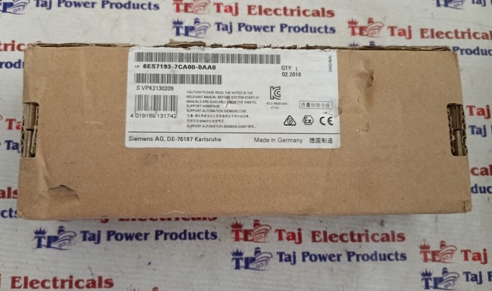 SIEMENS 6ES7 193-7CA00-0AA0 PLC (OPEN BOX)