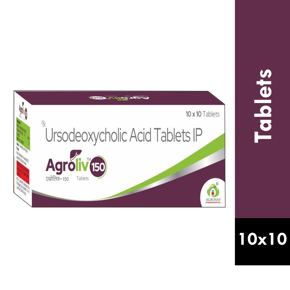 AGROLIV 150 TABLET-Ursodeoxycholic Acid (150mg) TABLET