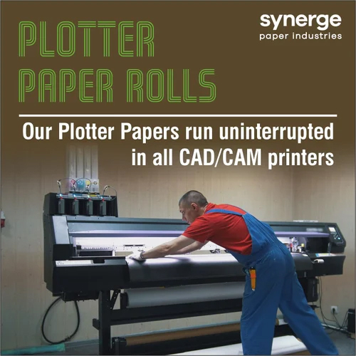 90 Inch Width Garment Plotter Paper Rolls - Color: White