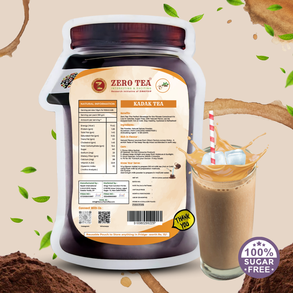 Kadak Tea- Sugar Free