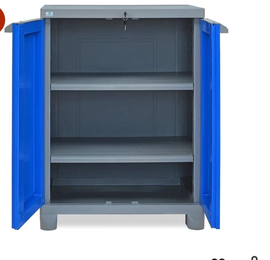 Nilkamal Fs1 Plastic Cupboard - Assembly: No Assembly Required