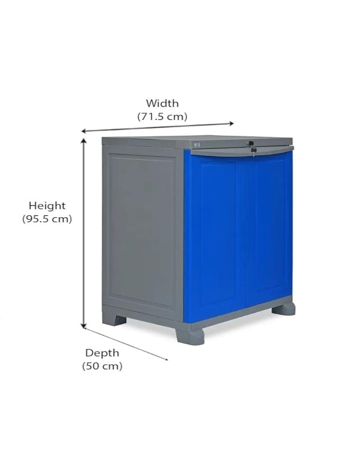 Nilkamal Fs1 Plastic Cupboard - Assembly: No Assembly Required