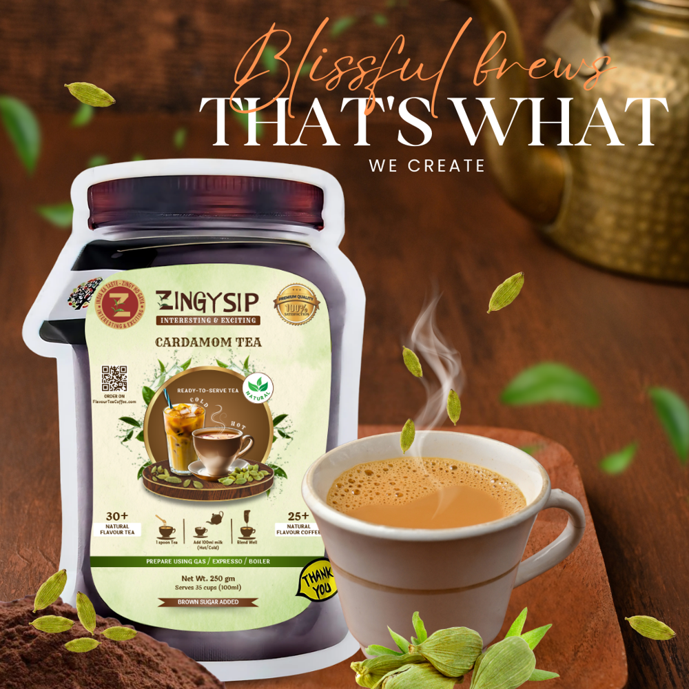 Cardamom Tea - Color: Black