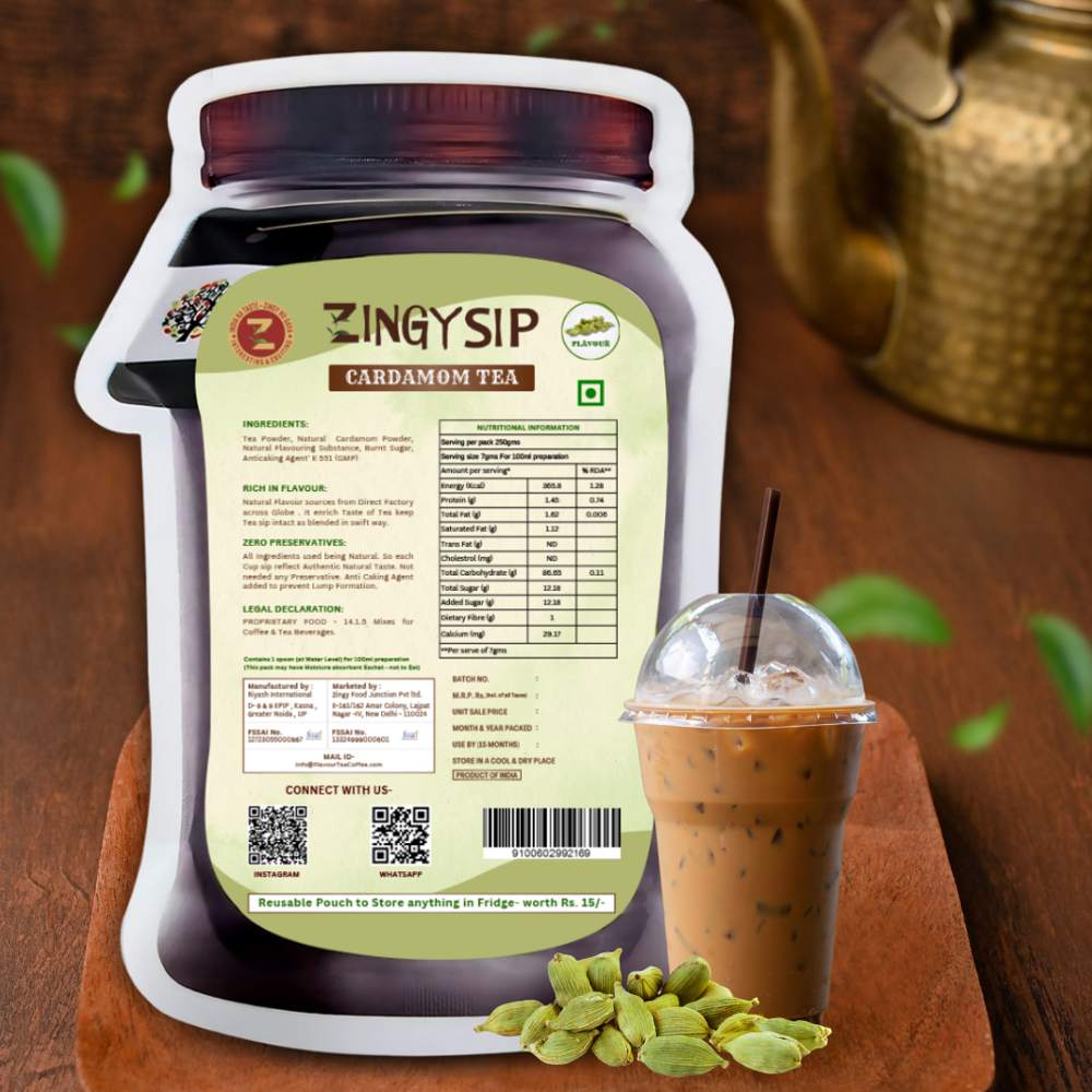 Cardamom Tea - Color: Black