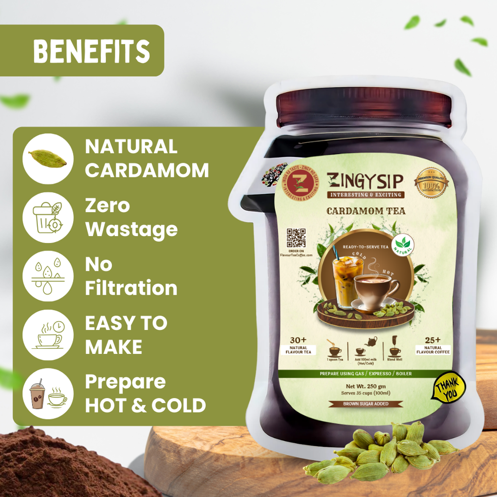 Cardamom Tea - Color: Black