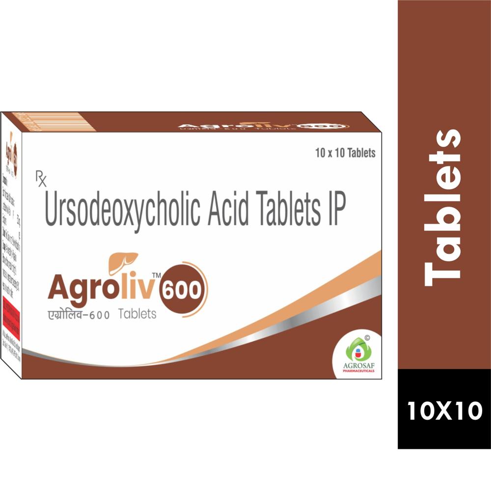 AGROLIV 600 TABLET-Ursodeoxycholic Acid (600mg)