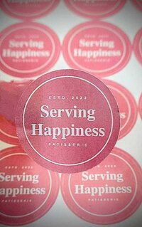 Round  Shape Printed Stickers