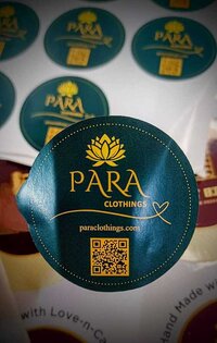 Round  Shape Printed Stickers