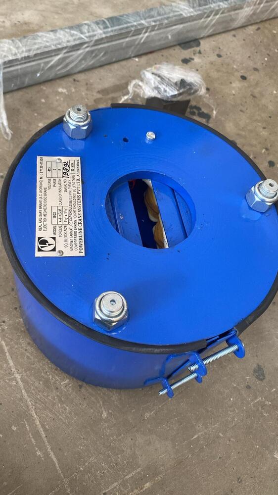 Blue Electromagnetic Brake For Crane