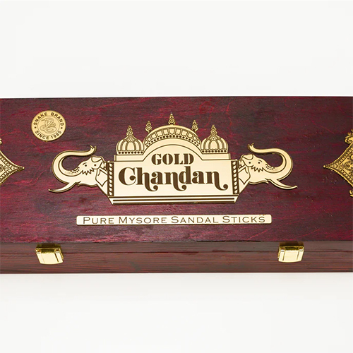Gold Chandan Incense Sticks - Color: Red