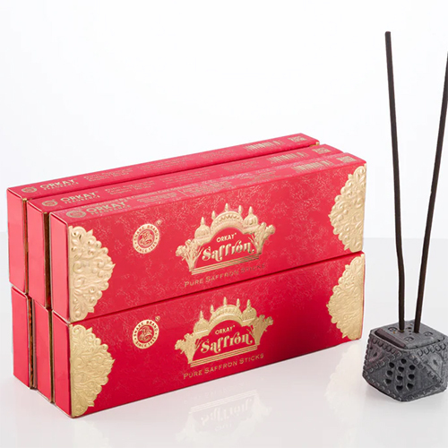 Pure Saffron Incense Sticks - Color: Black
