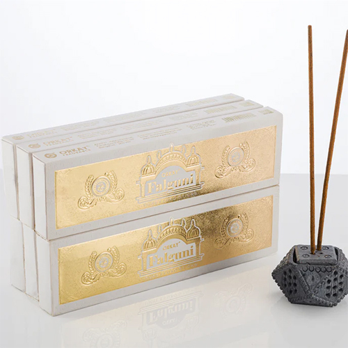 Pure White Falguni Incense Sticks - Color: Brown