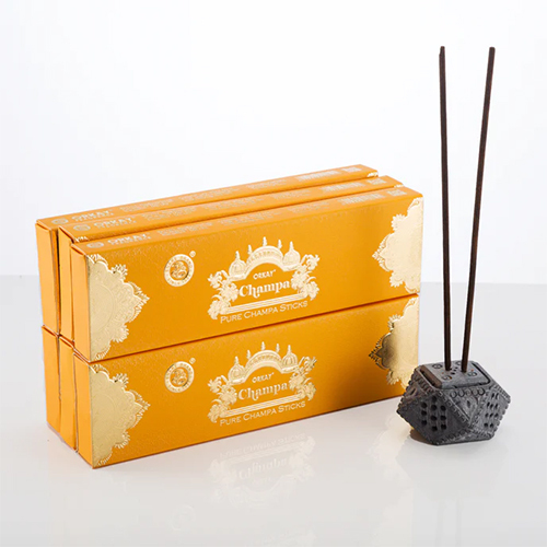 Pure Champa Incense Sticks - Color: Black