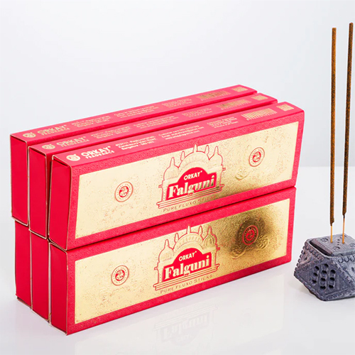 Pure Red Falguni Incense Sticks - Burning Time: 1 To 1.5 Hours Hours