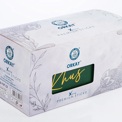 Extra Premium Khus Incense Sticks - Color: Yellow