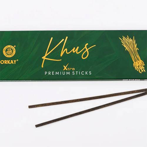 Extra Premium Khus Incense Sticks - Color: Black