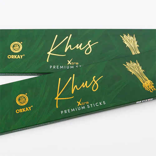 Extra Premium Khus Incense Sticks - Color: Black