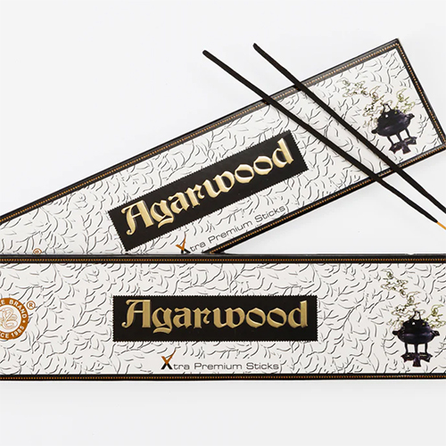 Extra Premium Agarwood Incense Sticks - Color: Black