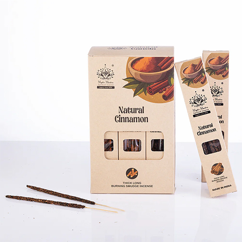 Natural Cinnamon Incense Sticks - Color: Black