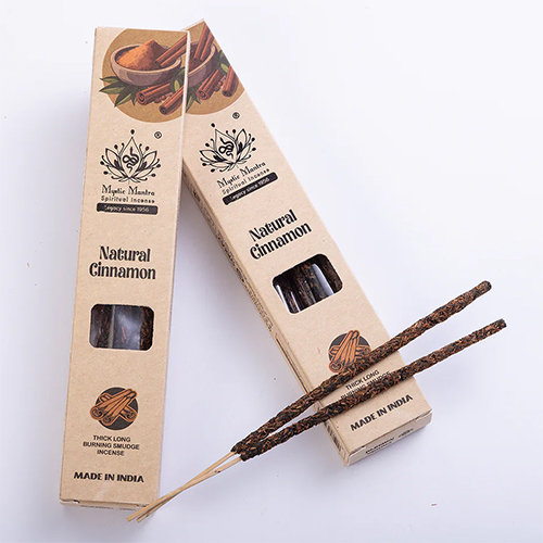 Natural Cinnamon Incense Sticks - Color: Black