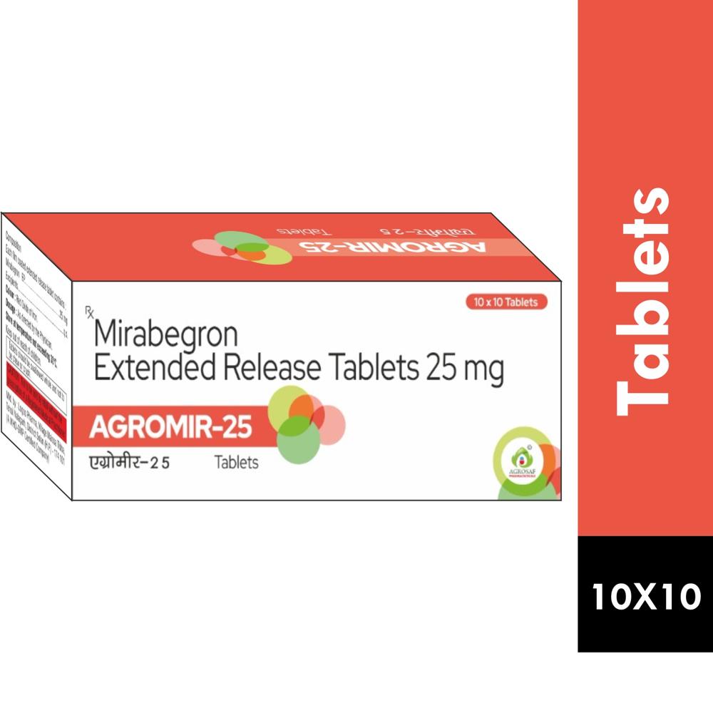 AGROMIR 25 TABLET-MIRABEGRON 25MG TABLET
