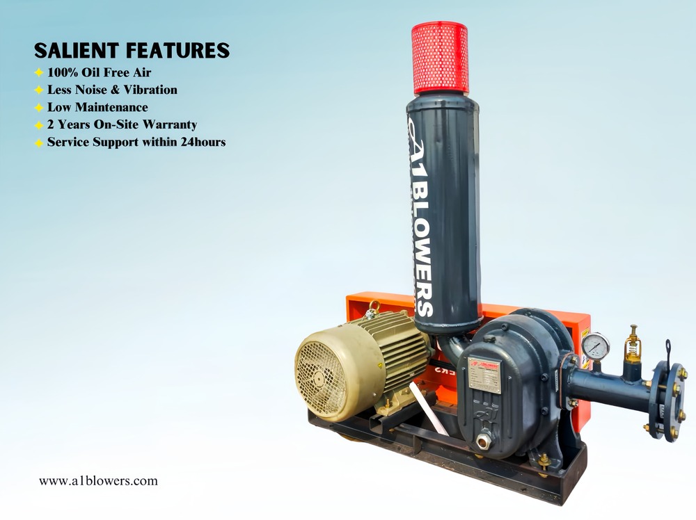 Twin Lobe Rotary Air Blowers - Capacity: 280 M3/hr