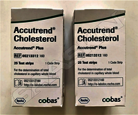 Roche Accutrend Cholesterol Test Strips