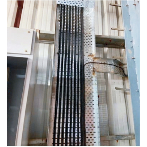 Distribution Cable and Perforated Tray