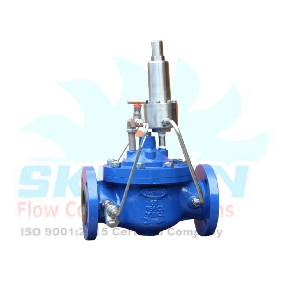50 Mm Automatic Control Valve - Color: Blue/Silver/Red