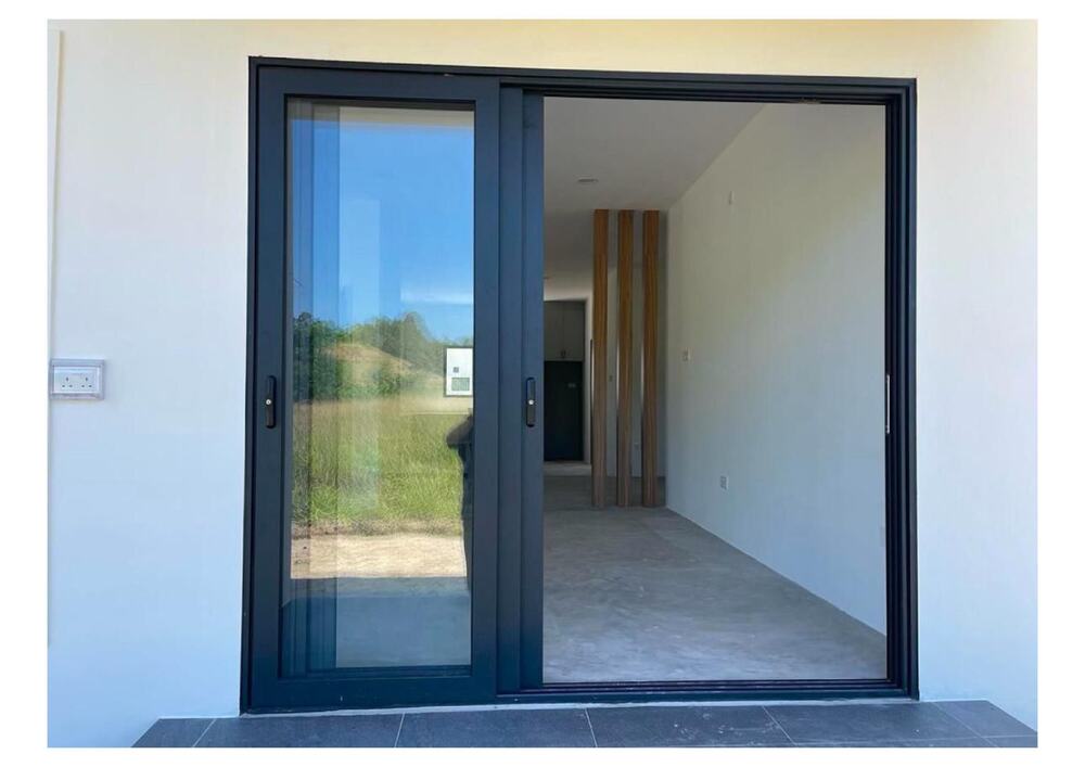 Aluminium Door Window Partition - Durable Aluminium, Custom Sizes Available, Elegant White Finish | Easy Installation, Low Maintenance, Abrasion & Impact Resistant
