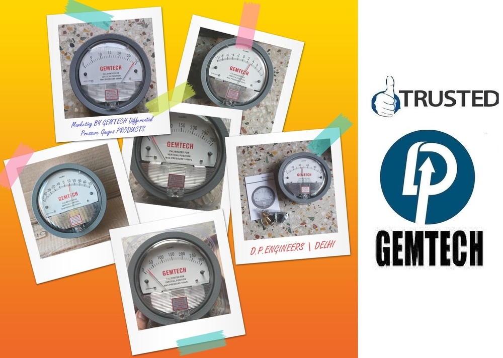 Gemtech Make Differential Pressure Gauges By Sindri Industrial Area Dhanbad Jharkhand